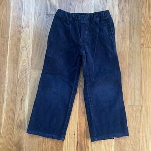 Talbots Kids Boys Navy Blue Soft Corduroy Pants
